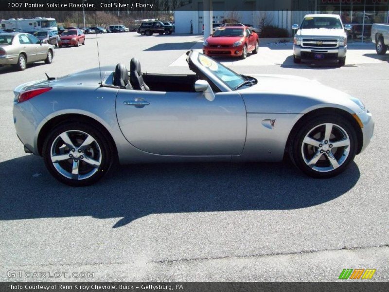 Cool Silver / Ebony 2007 Pontiac Solstice Roadster