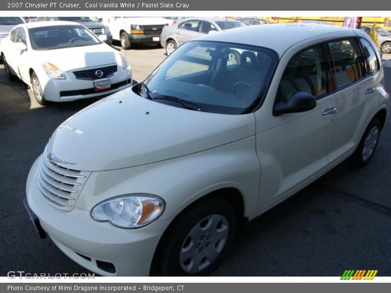 Cool Vanilla White / Pastel Slate Gray 2007 Chrysler PT Cruiser