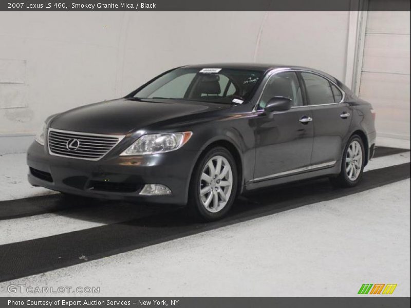 Smokey Granite Mica / Black 2007 Lexus LS 460