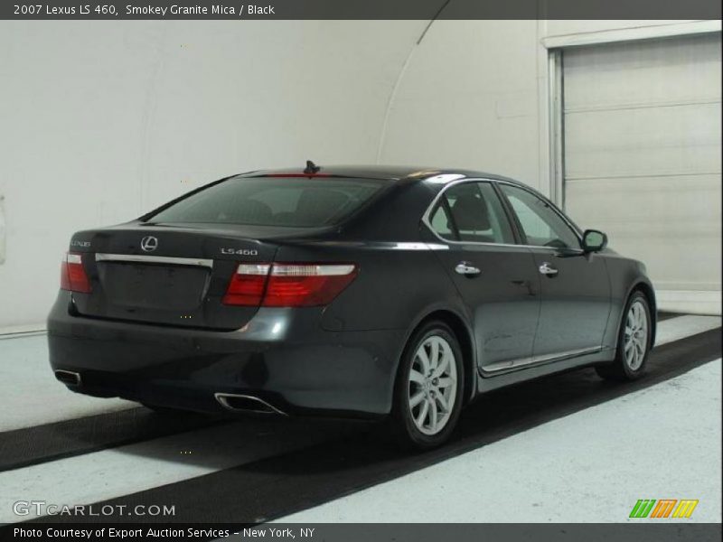 Smokey Granite Mica / Black 2007 Lexus LS 460