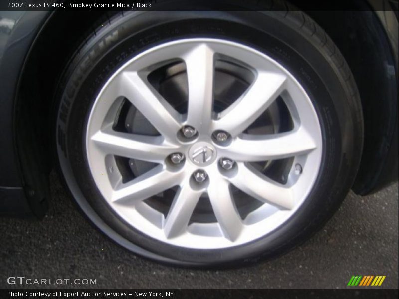 Smokey Granite Mica / Black 2007 Lexus LS 460