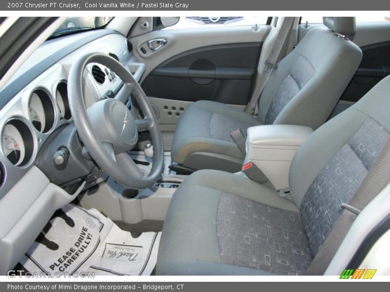 Cool Vanilla White / Pastel Slate Gray 2007 Chrysler PT Cruiser