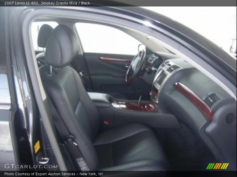 Smokey Granite Mica / Black 2007 Lexus LS 460