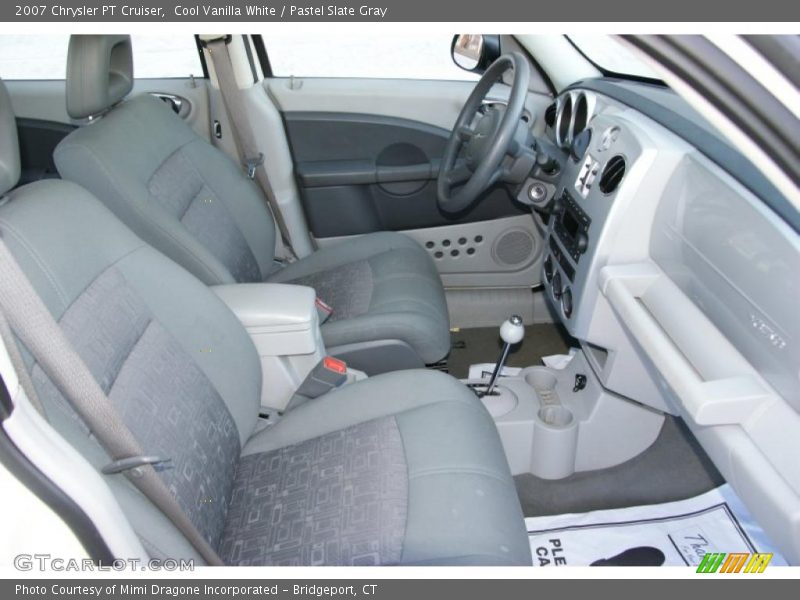 Cool Vanilla White / Pastel Slate Gray 2007 Chrysler PT Cruiser