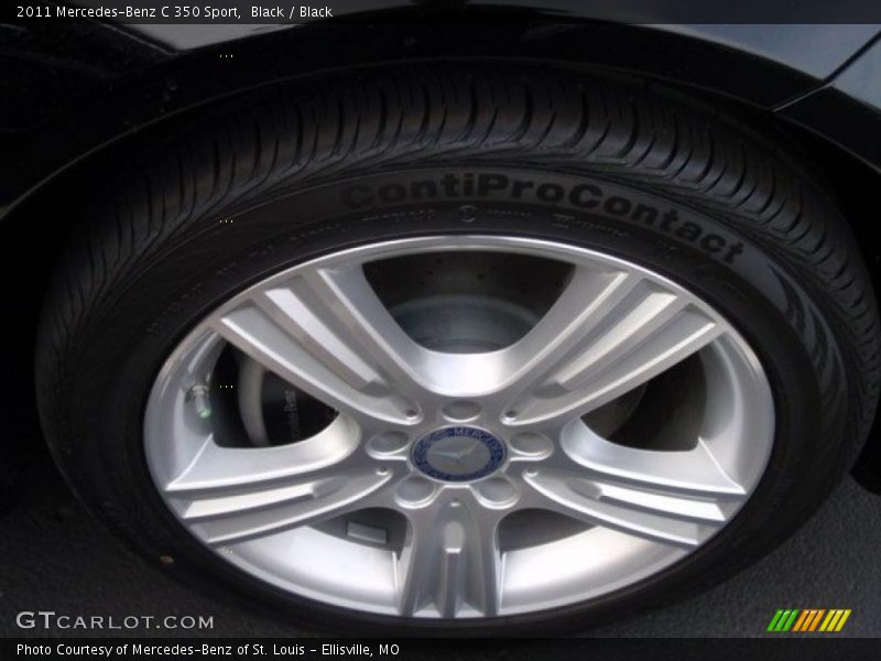 Black / Black 2011 Mercedes-Benz C 350 Sport