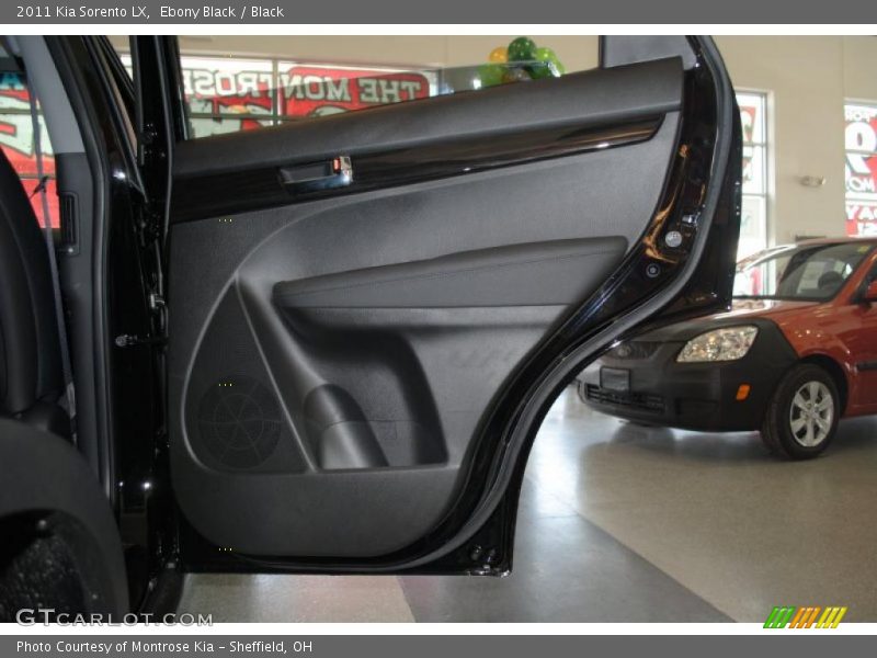 Ebony Black / Black 2011 Kia Sorento LX