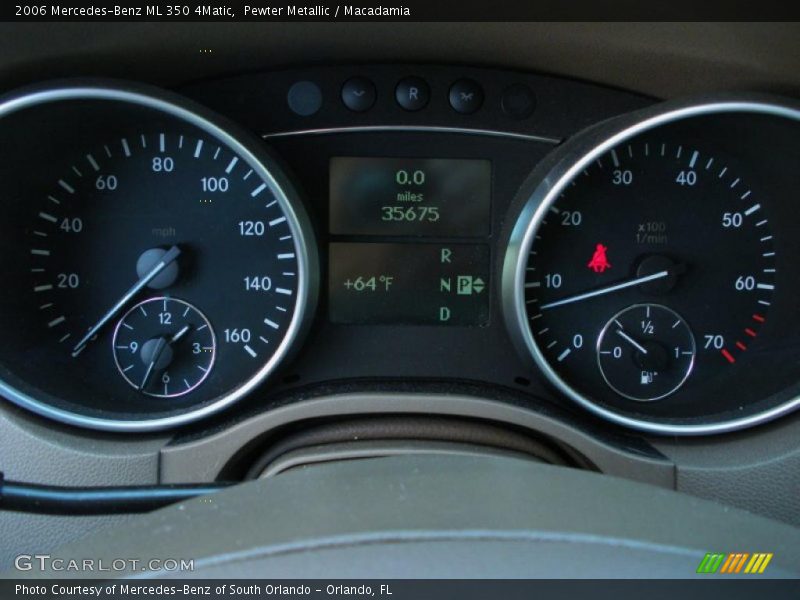 Pewter Metallic / Macadamia 2006 Mercedes-Benz ML 350 4Matic