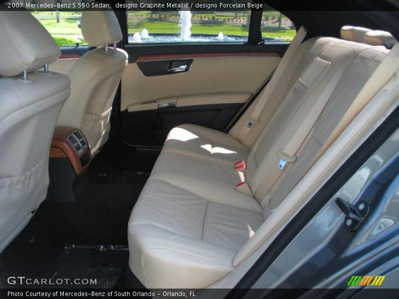 designo Graphite Metallic / designo Porcelain Beige 2007 Mercedes-Benz S 550 Sedan