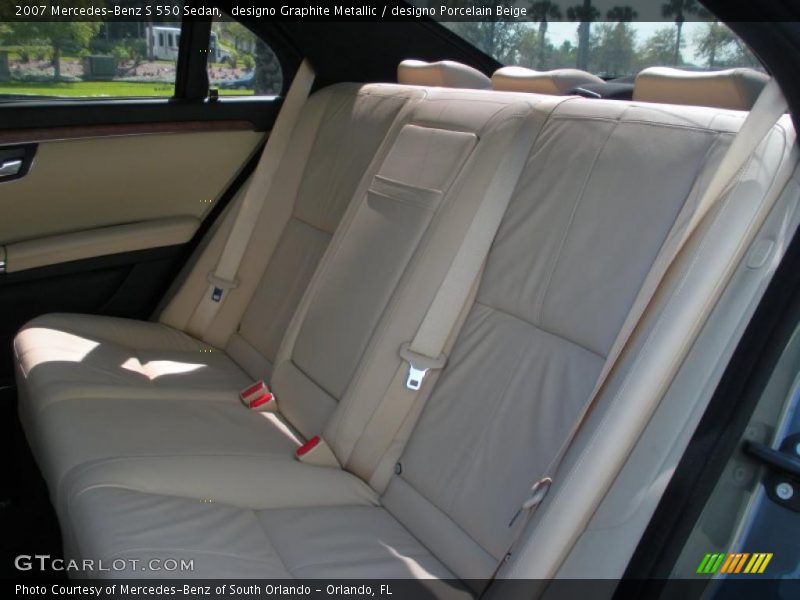 designo Graphite Metallic / designo Porcelain Beige 2007 Mercedes-Benz S 550 Sedan