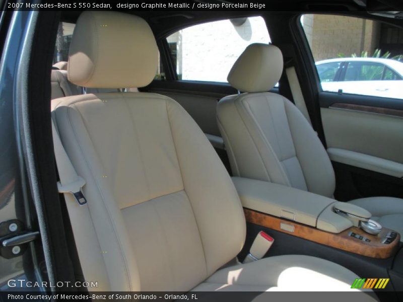 designo Graphite Metallic / designo Porcelain Beige 2007 Mercedes-Benz S 550 Sedan