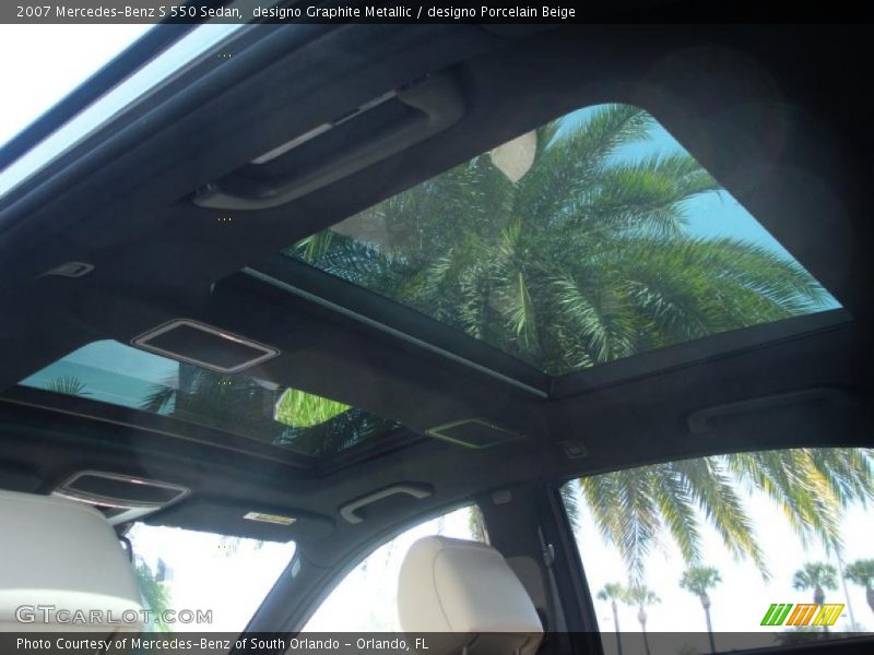 designo Graphite Metallic / designo Porcelain Beige 2007 Mercedes-Benz S 550 Sedan