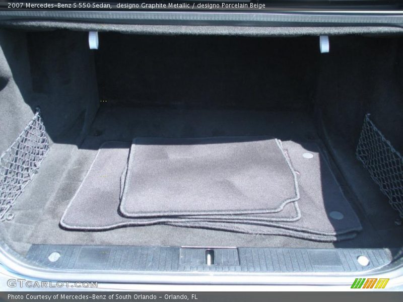 designo Graphite Metallic / designo Porcelain Beige 2007 Mercedes-Benz S 550 Sedan