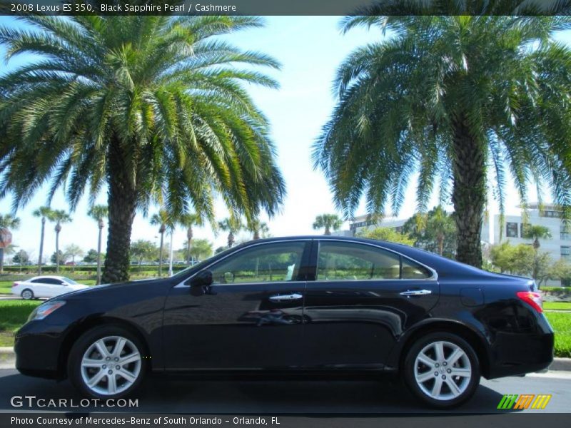 Black Sapphire Pearl / Cashmere 2008 Lexus ES 350