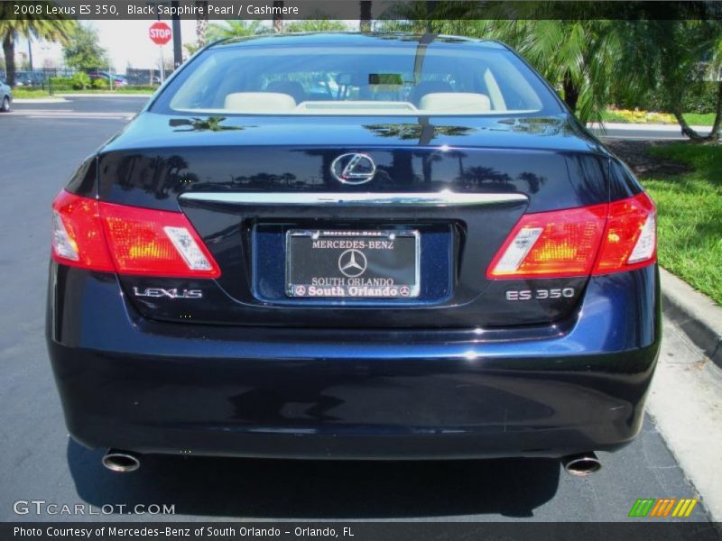 Black Sapphire Pearl / Cashmere 2008 Lexus ES 350