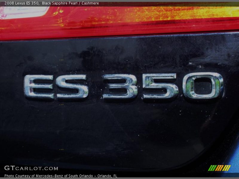 Black Sapphire Pearl / Cashmere 2008 Lexus ES 350