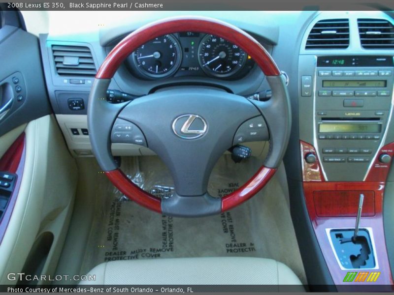 Black Sapphire Pearl / Cashmere 2008 Lexus ES 350