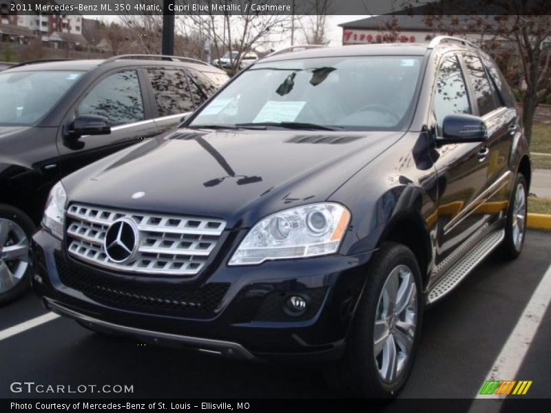 Capri Blue Metallic / Cashmere 2011 Mercedes-Benz ML 350 4Matic