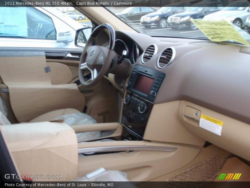 Capri Blue Metallic / Cashmere 2011 Mercedes-Benz ML 350 4Matic