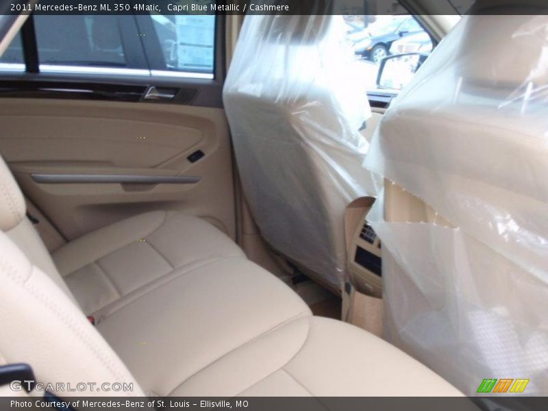 Capri Blue Metallic / Cashmere 2011 Mercedes-Benz ML 350 4Matic