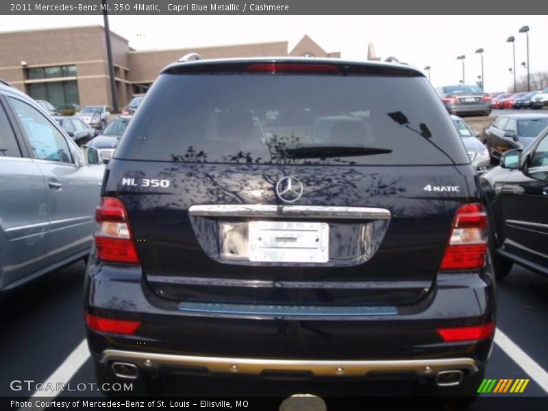 Capri Blue Metallic / Cashmere 2011 Mercedes-Benz ML 350 4Matic