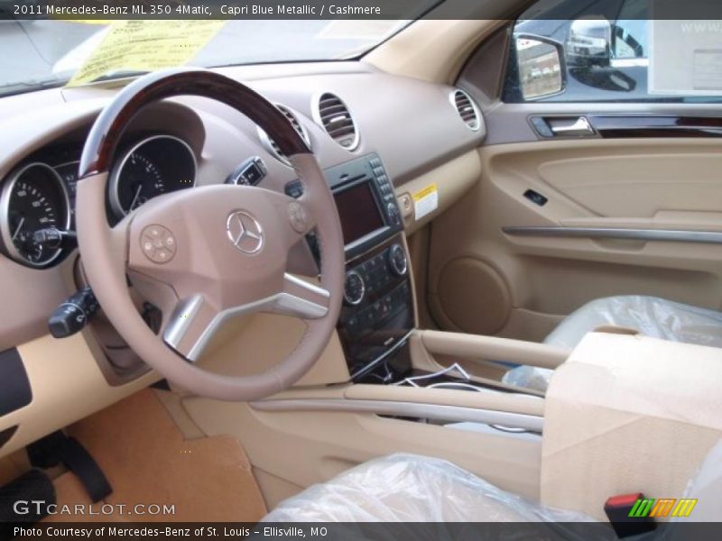 Capri Blue Metallic / Cashmere 2011 Mercedes-Benz ML 350 4Matic