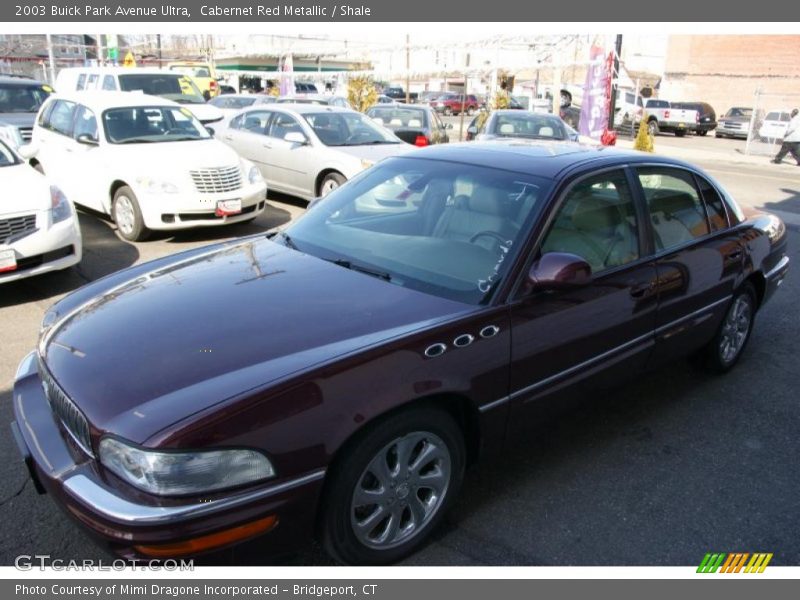 Cabernet Red Metallic / Shale 2003 Buick Park Avenue Ultra