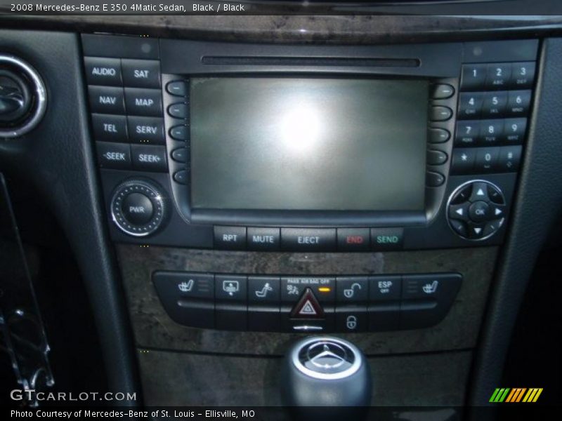 Black / Black 2008 Mercedes-Benz E 350 4Matic Sedan