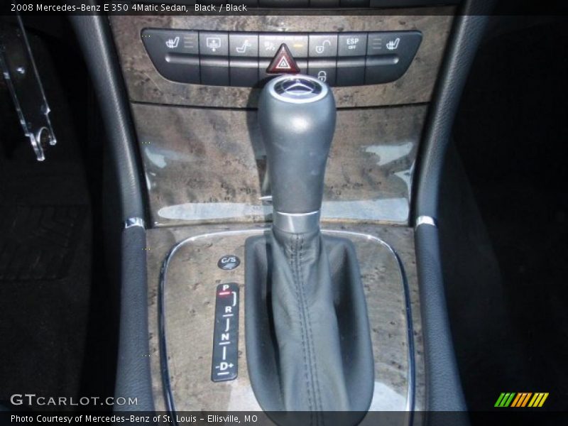 Black / Black 2008 Mercedes-Benz E 350 4Matic Sedan