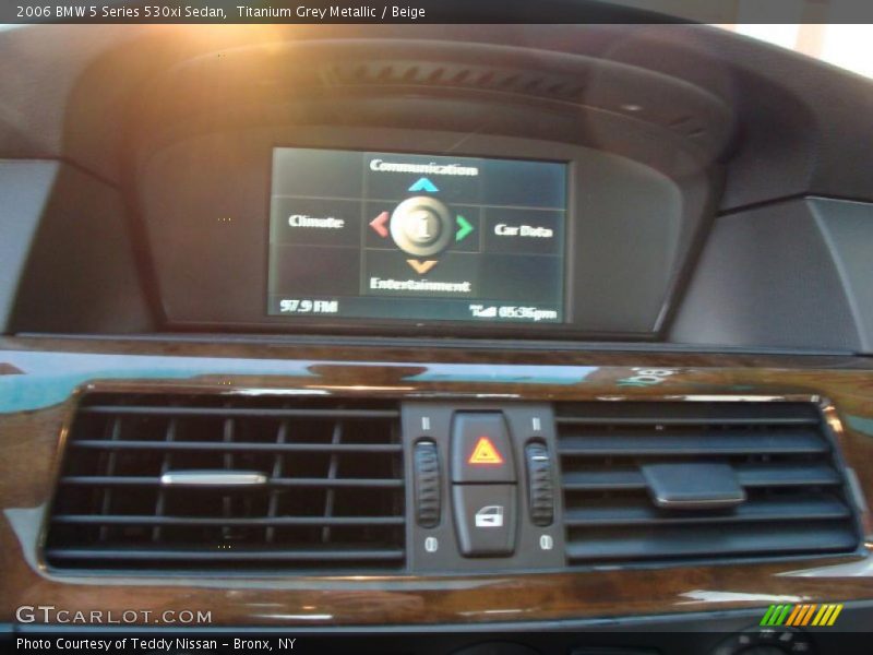 Titanium Grey Metallic / Beige 2006 BMW 5 Series 530xi Sedan