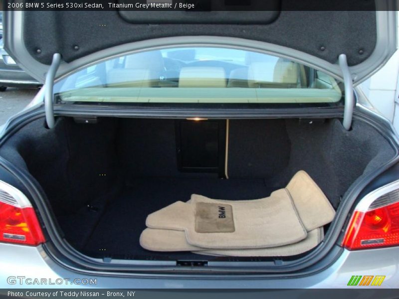 Titanium Grey Metallic / Beige 2006 BMW 5 Series 530xi Sedan