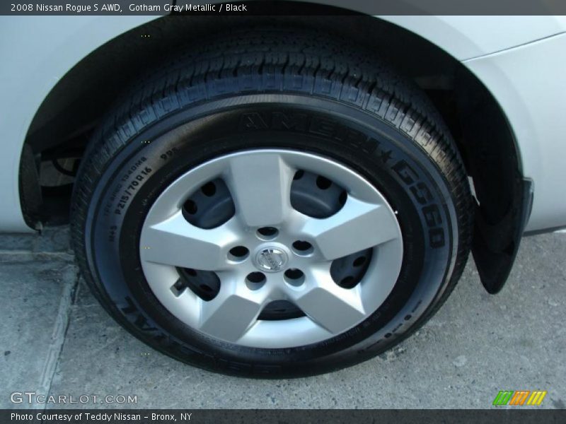 Gotham Gray Metallic / Black 2008 Nissan Rogue S AWD