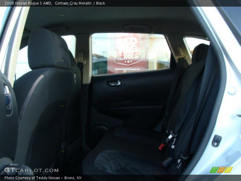Gotham Gray Metallic / Black 2008 Nissan Rogue S AWD