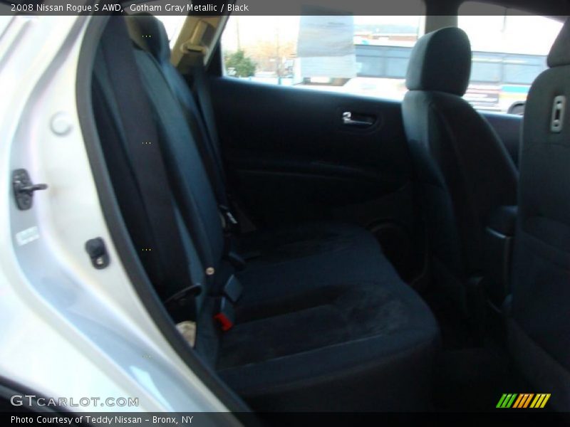 Gotham Gray Metallic / Black 2008 Nissan Rogue S AWD