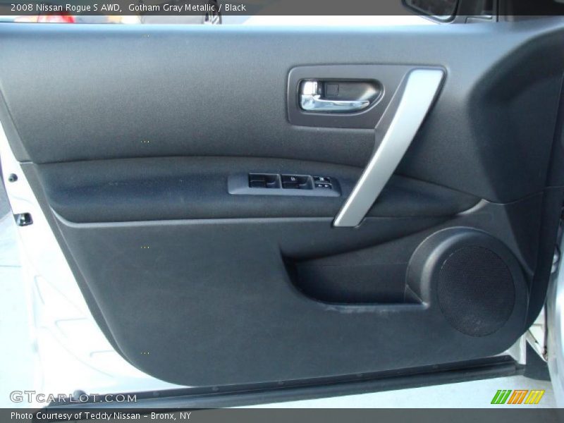 Gotham Gray Metallic / Black 2008 Nissan Rogue S AWD