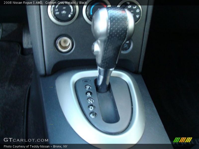 Gotham Gray Metallic / Black 2008 Nissan Rogue S AWD