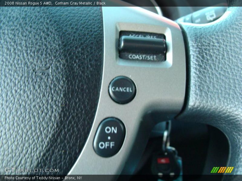 Gotham Gray Metallic / Black 2008 Nissan Rogue S AWD