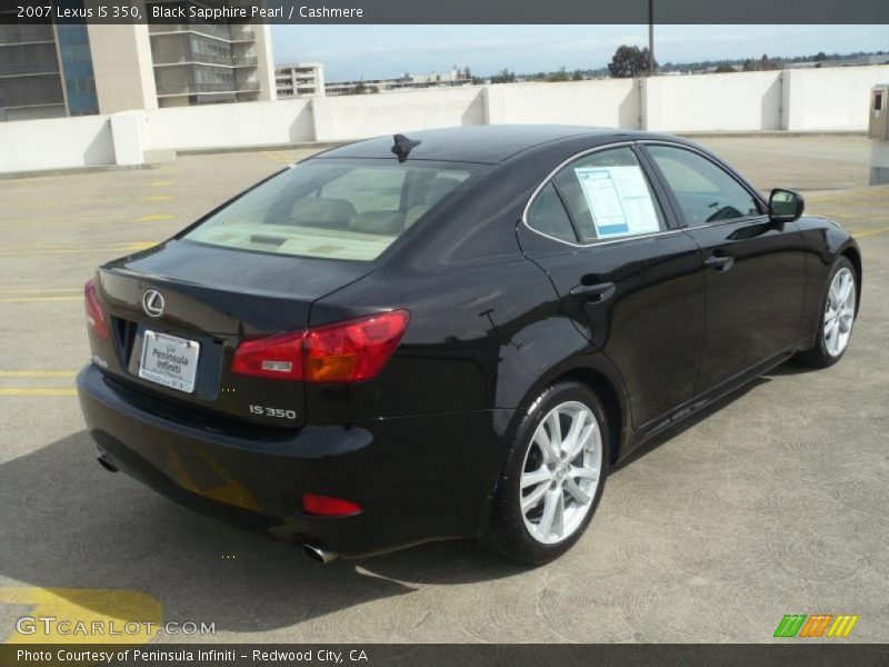 Black Sapphire Pearl / Cashmere 2007 Lexus IS 350