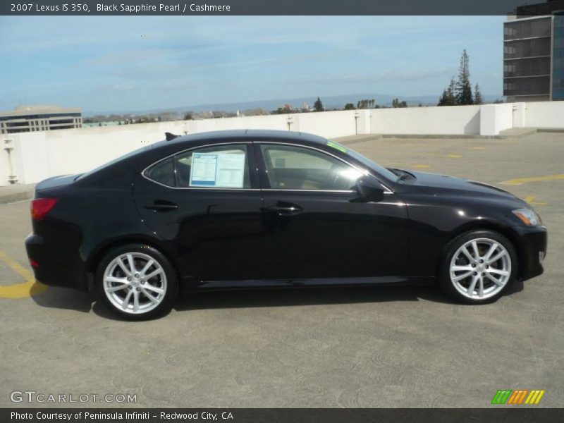 Black Sapphire Pearl / Cashmere 2007 Lexus IS 350