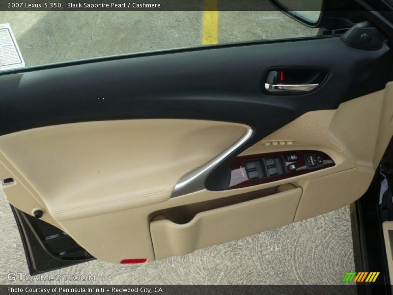 Black Sapphire Pearl / Cashmere 2007 Lexus IS 350