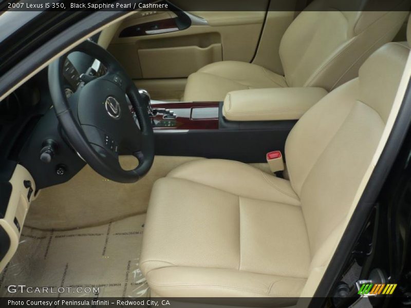 Black Sapphire Pearl / Cashmere 2007 Lexus IS 350
