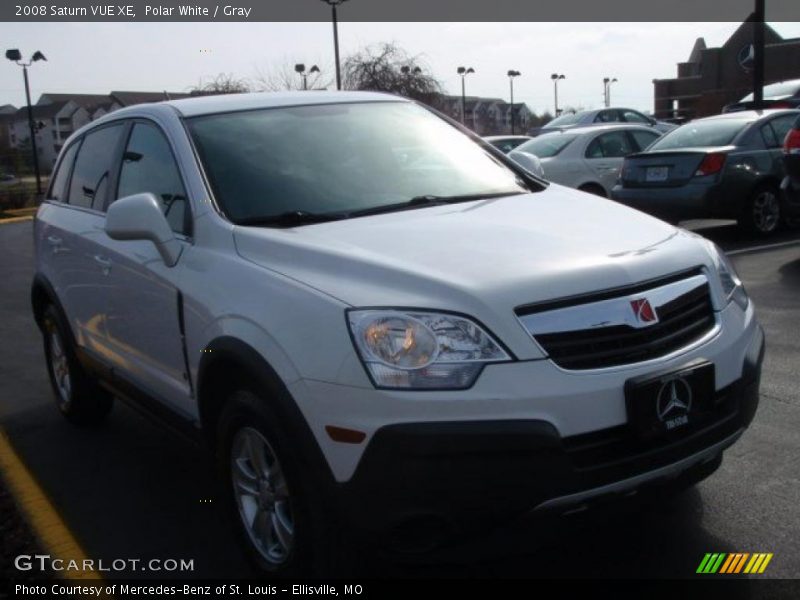Polar White / Gray 2008 Saturn VUE XE
