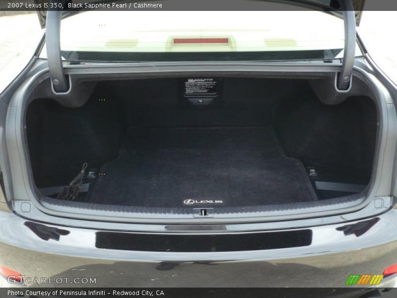 Black Sapphire Pearl / Cashmere 2007 Lexus IS 350