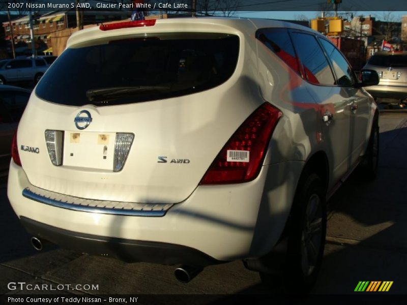 Glacier Pearl White / Cafe Latte 2007 Nissan Murano S AWD