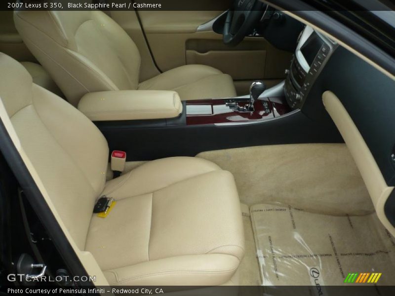 Black Sapphire Pearl / Cashmere 2007 Lexus IS 350