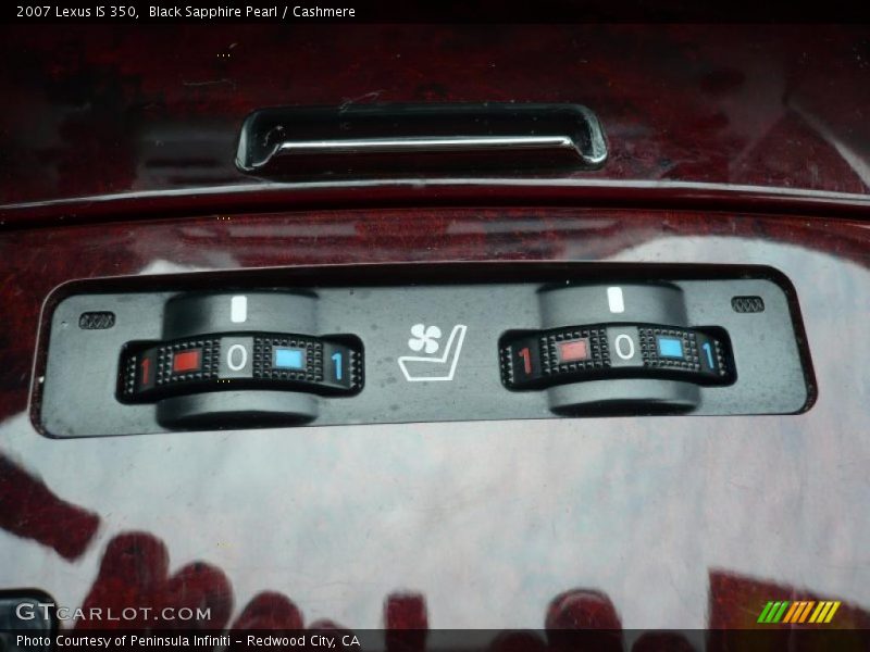 Black Sapphire Pearl / Cashmere 2007 Lexus IS 350