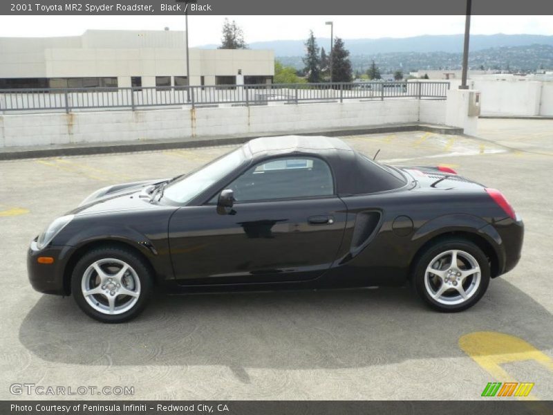 Black / Black 2001 Toyota MR2 Spyder Roadster