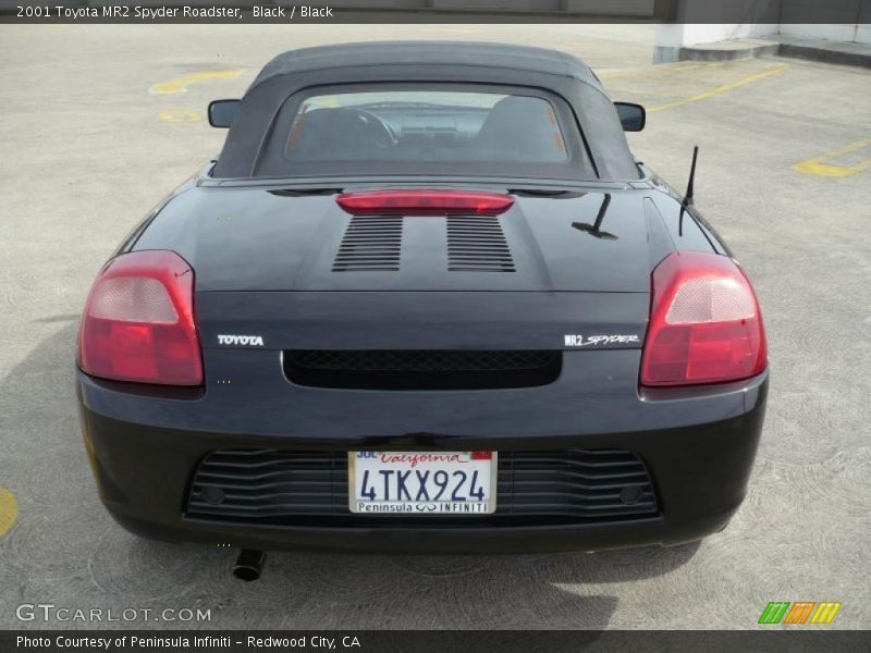 Black / Black 2001 Toyota MR2 Spyder Roadster