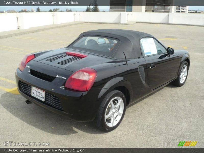 Black / Black 2001 Toyota MR2 Spyder Roadster