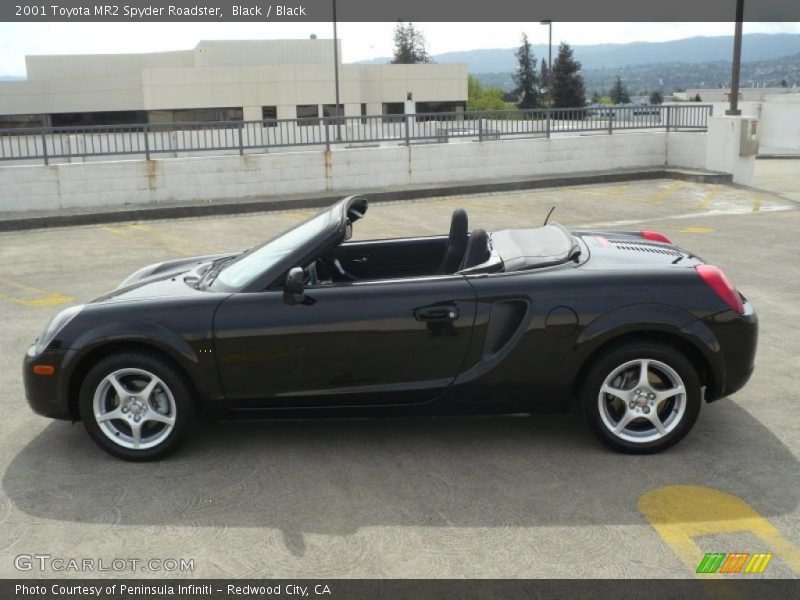 Black / Black 2001 Toyota MR2 Spyder Roadster