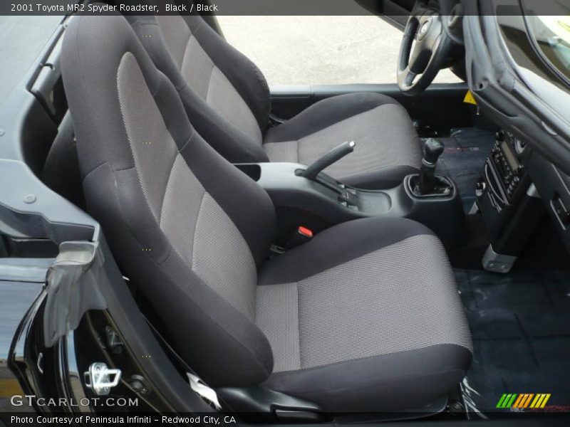  2001 MR2 Spyder Roadster Black Interior